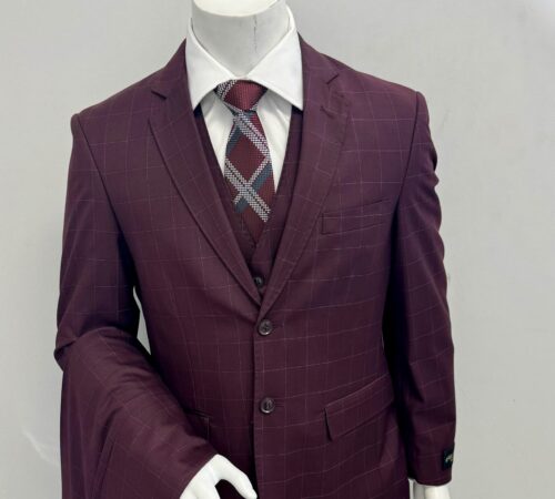 Statement Burgundy 3Pc