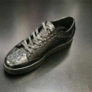 Giovanni Timo Leather Black Casual Shoe
