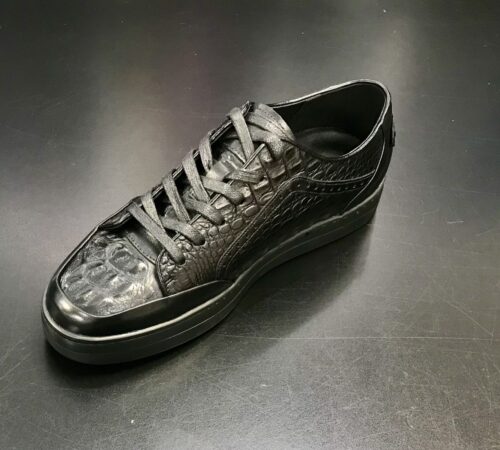 Giovanni Timo Leather Black Casual Shoe