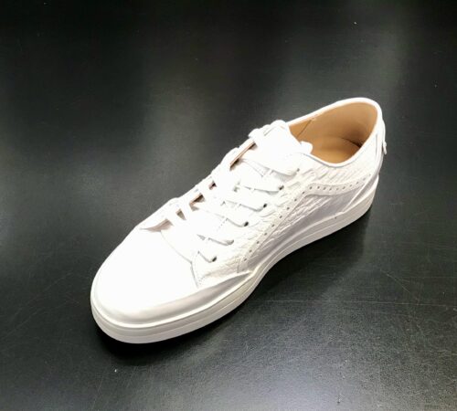 Giovanni Leather White Casual Shoe