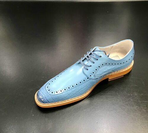 Giovanni Leather Lt Blue Terrence Dress Shoe