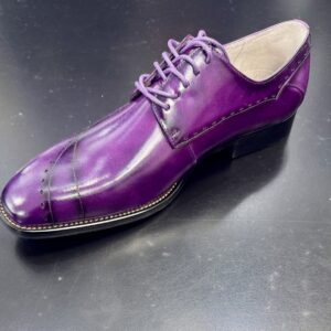 Giovanni Triston Leather Purple Dress Shoe