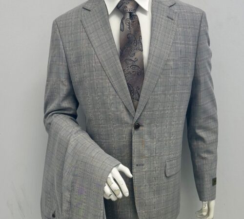 Antonio Cardinni Lt Gray w/Plaid