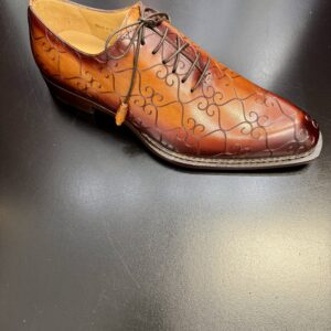 Mezlan Leather Tribeca <Br>Cognac Lace Up