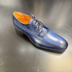 Mezlan Leather Bowery <Br>Navy Lace Up