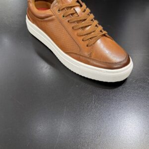 Stacy Adams Leather Cognac Casual Lace Up