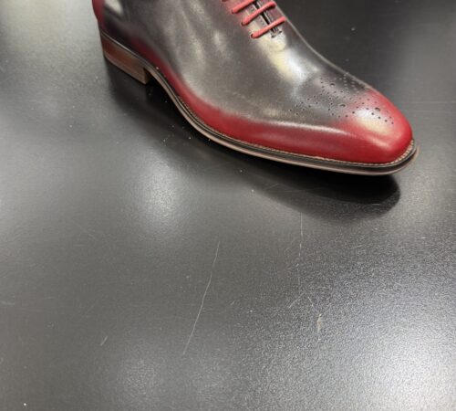 Stacy Adams Red 2 Tone Lace Up