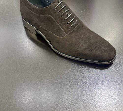 Corrente Suede Black Lace Up