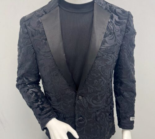 Stacy Adams Black Paisley Sport Coat
