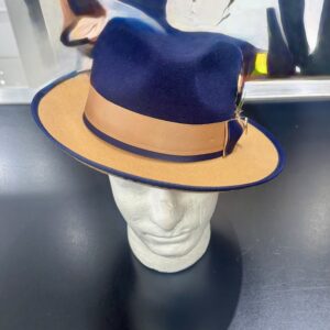 Bruno Capelo Preston Coll Navy & Camel Fedora