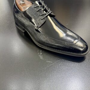 Giovanni Asher Leather Black Dress Shoe