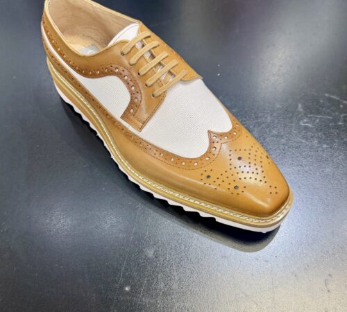 Giovanni Tone Leather Latte/White Casual Shoe