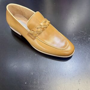 Giovanni Tudor Leather Latte Casual Slip-on Shoe