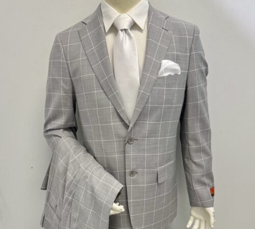 Enzo Gray w/White Window Pane