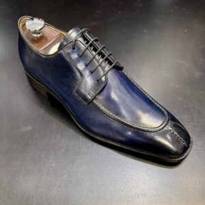Carrucci Leather<Br Navy Lace-Up