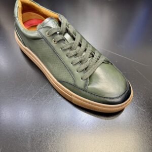 Stacy Adams Leather<Br>Green Lace-Up